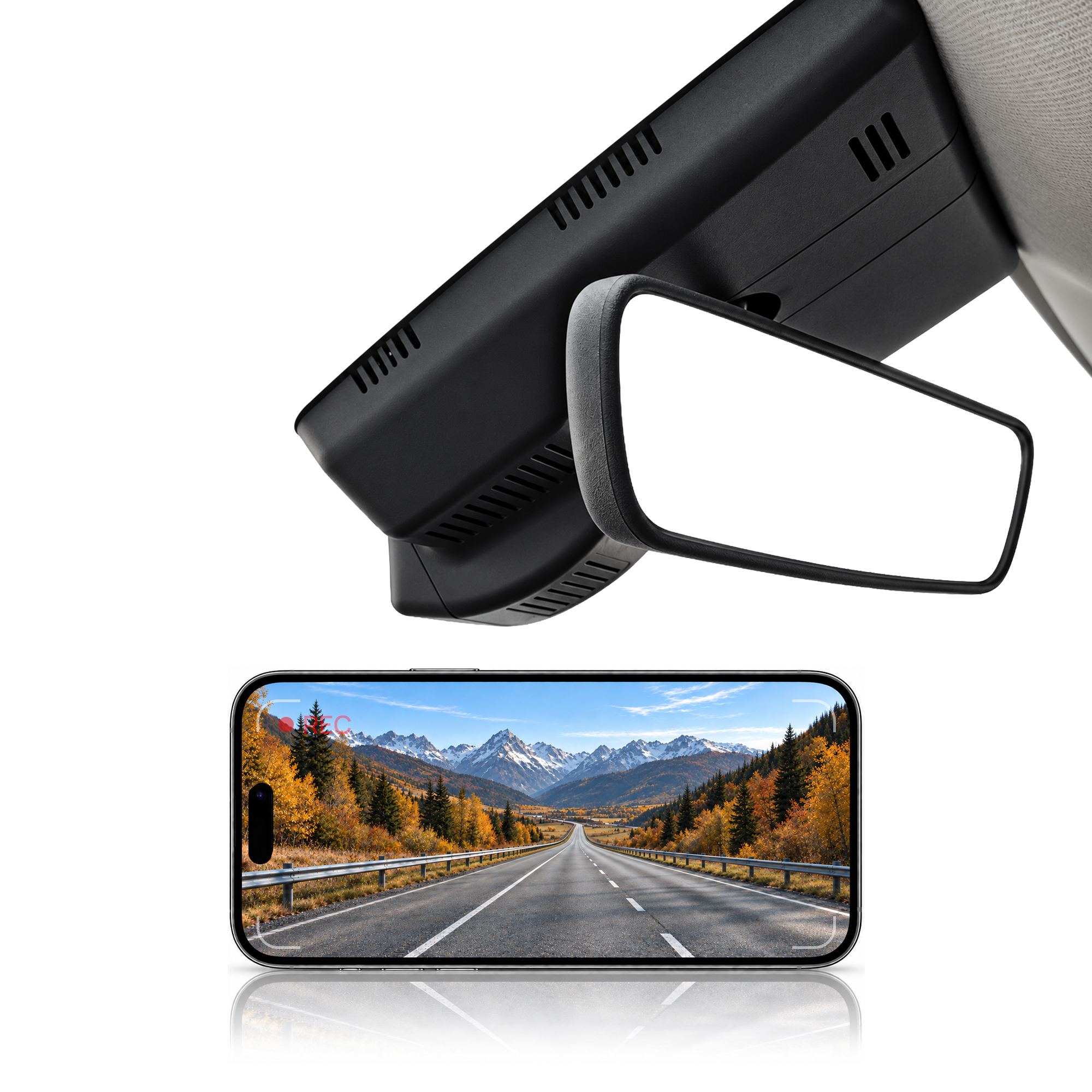 HIDVUE 4K Front Dash Cam for Hyundai Santa Fe 2021-2023