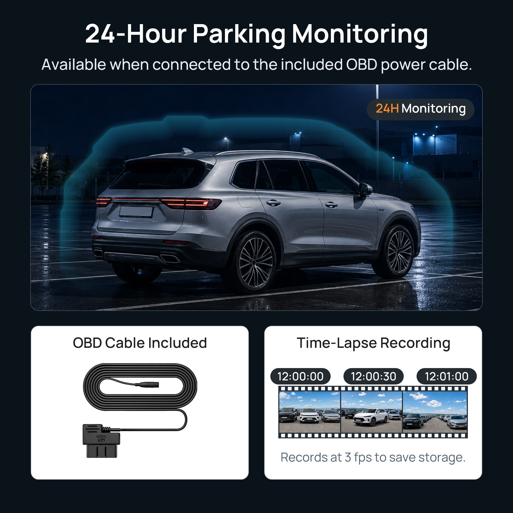 HIDVUE 4K Front Dash Cam for Ford Focus Mk4 2018–2025 7