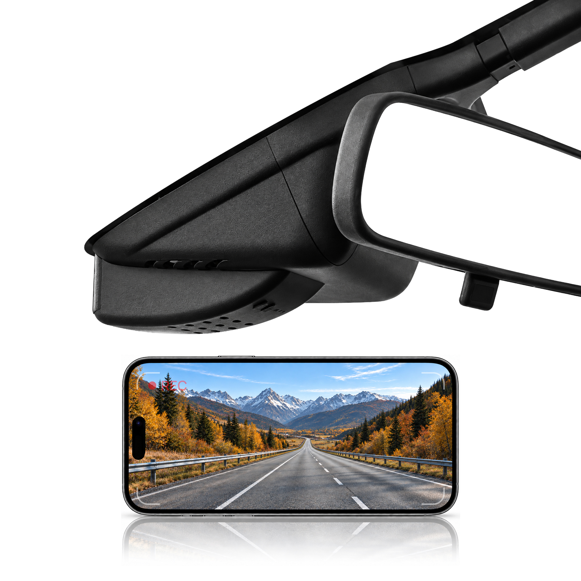 HIDVUE 4K Front Dash Cam for Nissan Qashqai J11 2014–2021
