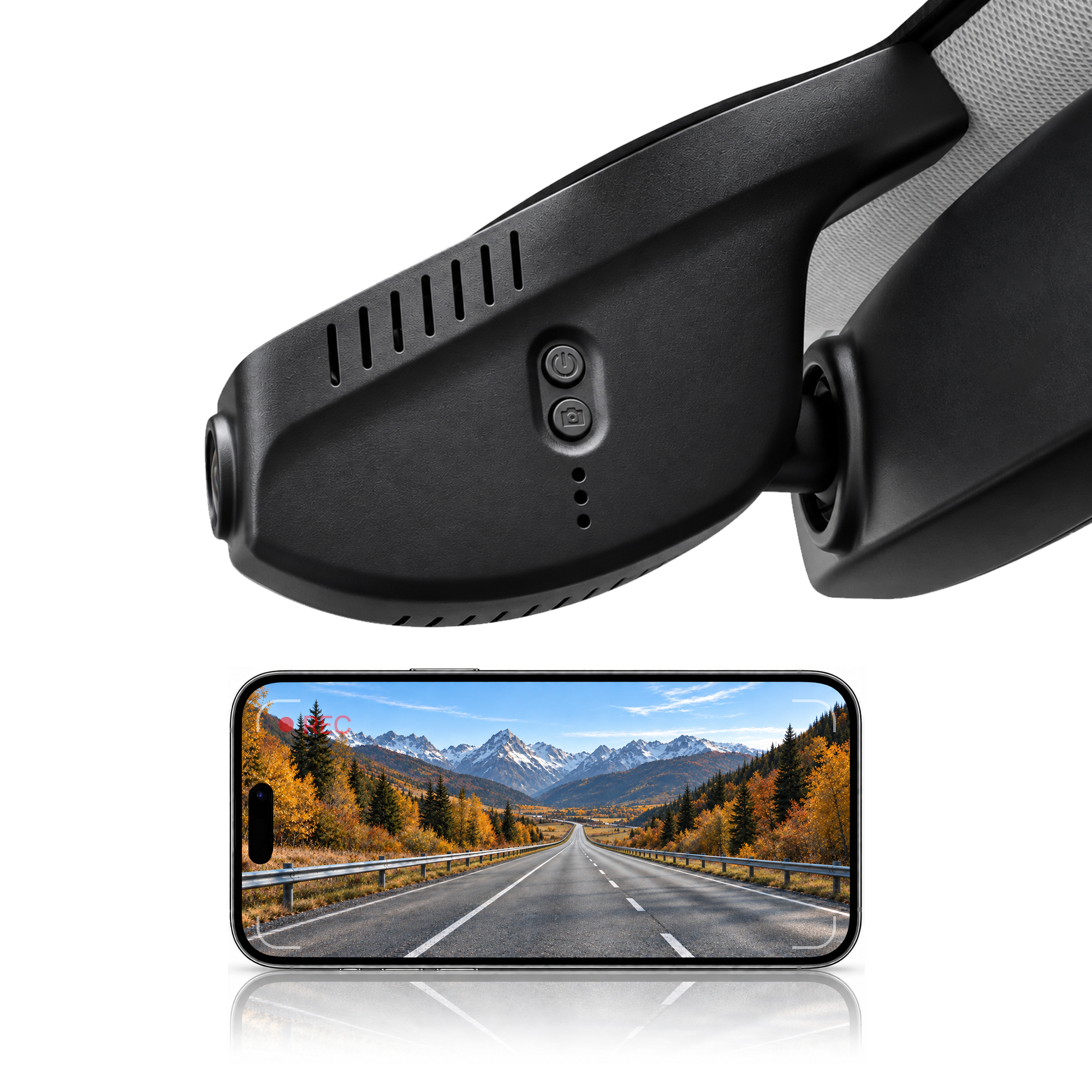 HIDVUE 4K Front Dash Cam for Volkswagen Polo Mk6 2018–2026