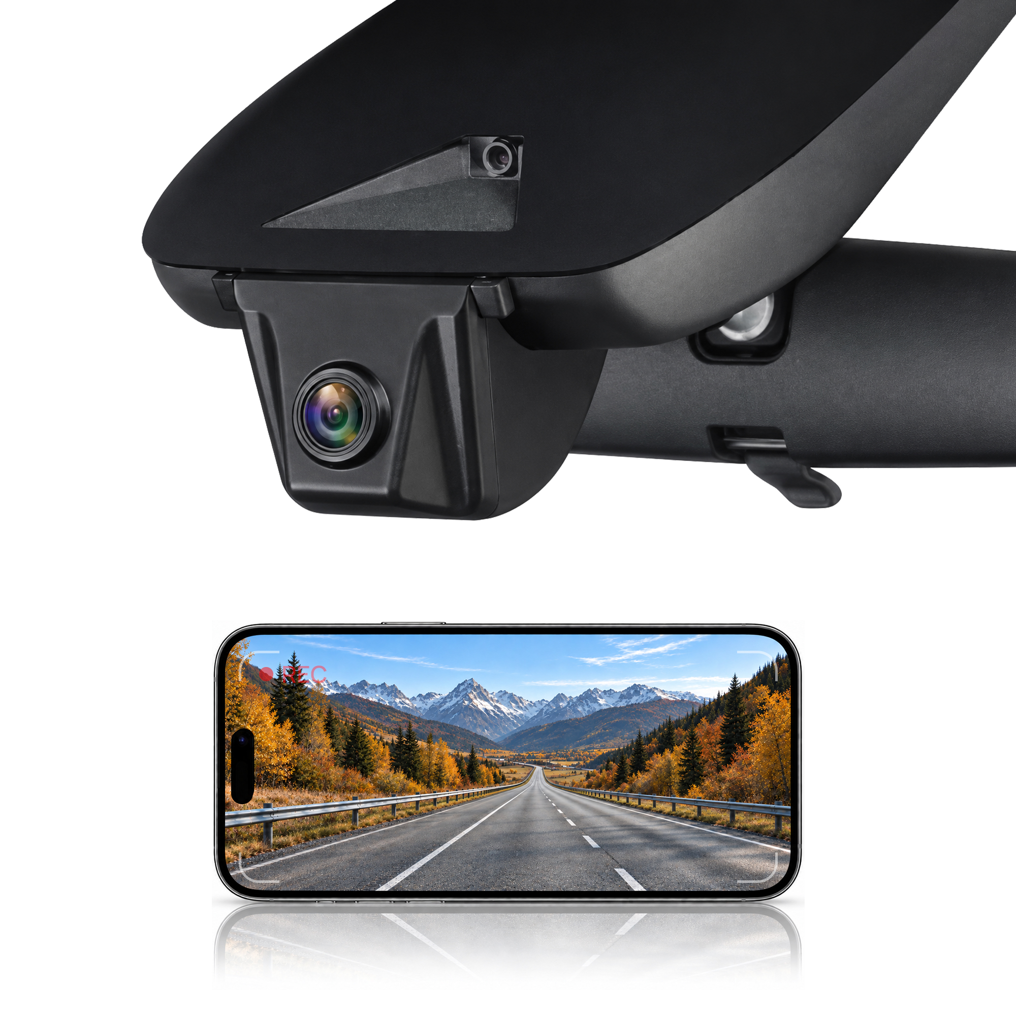 HIDVUE 4K Front Dash Cam for Toyota Prius Plug-in Hybrid 2023-2027