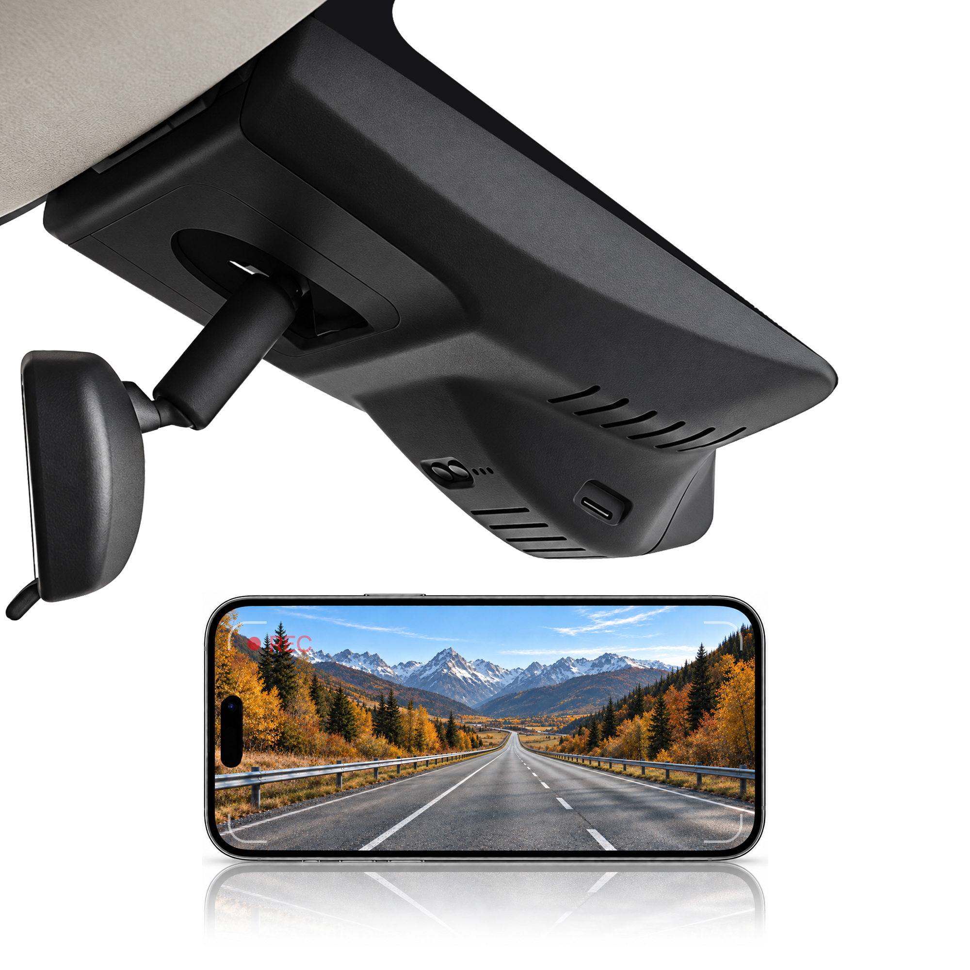 HIDVUE 4K Front Dash Cam for Suzuki Swace 2023-2026