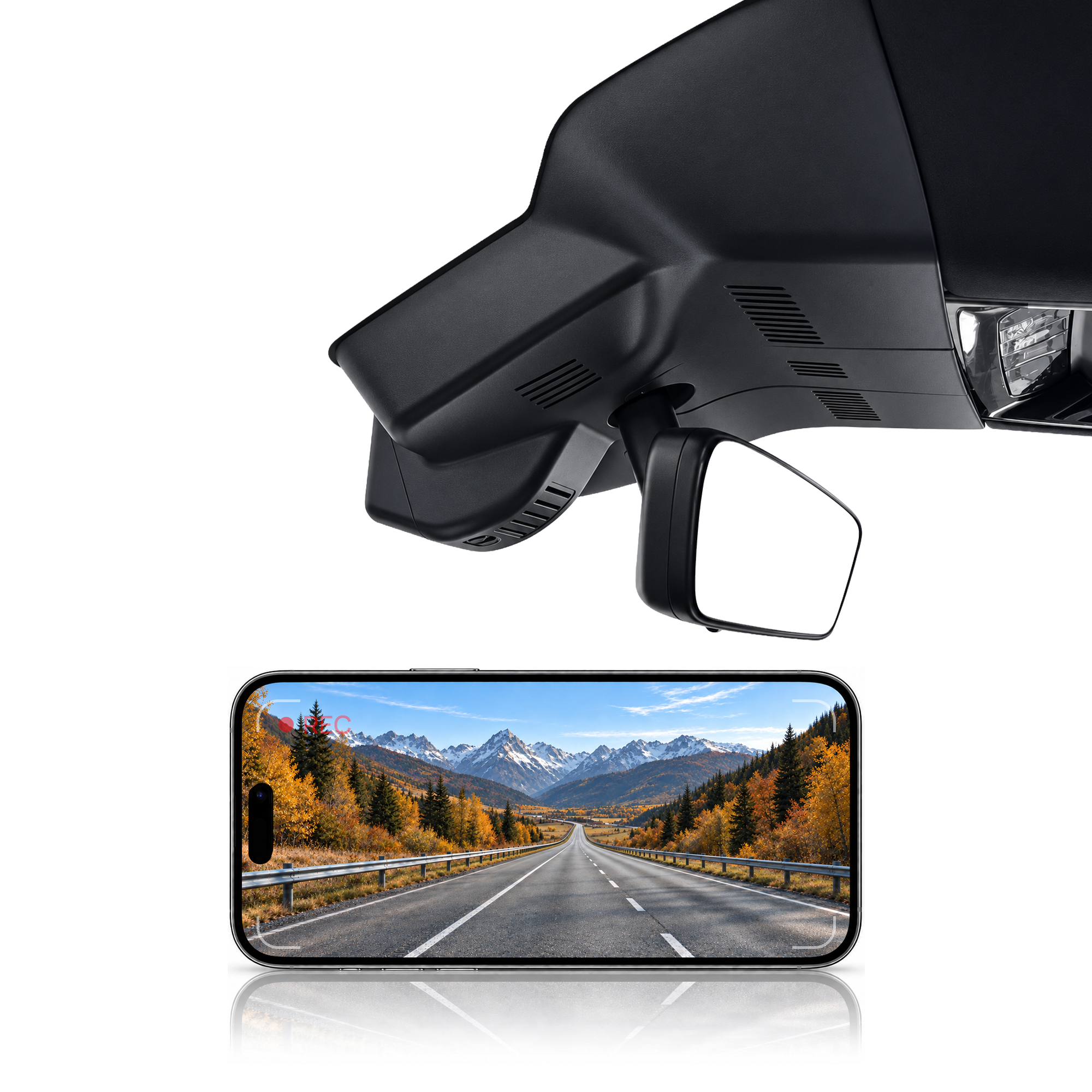 HIDVUE 4K Front Dash Cam for Cadillac XT5 2025-2026