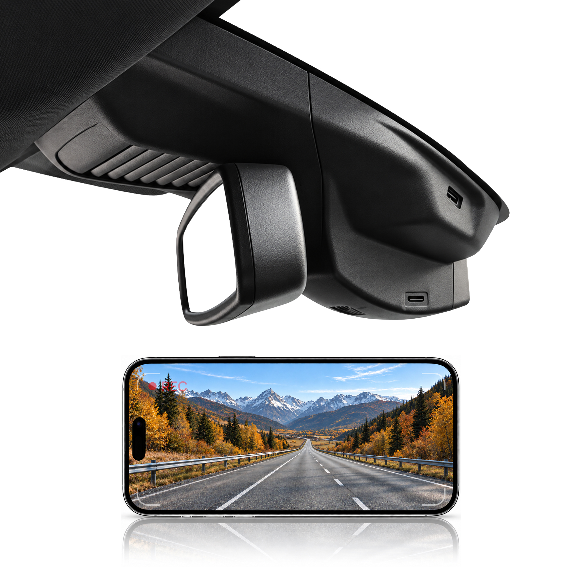 HIDVUE 4K Front Dash Cam for Ford Focus Mk4 2018–2025