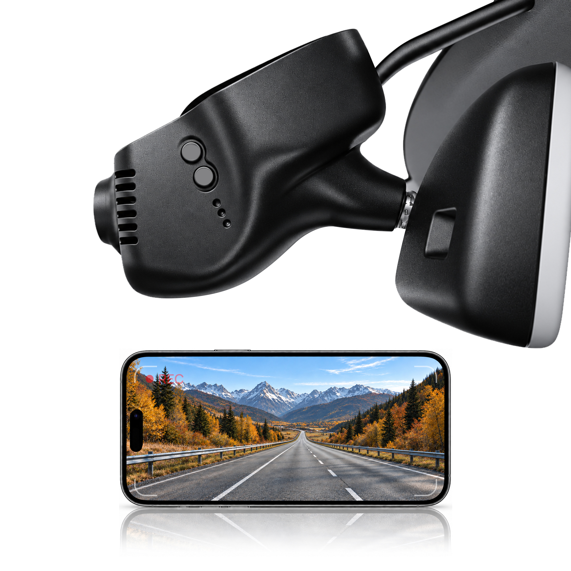 HIDVUE 4K Front Dash Cam for Volkswagen Polo Mk5 2014–2017