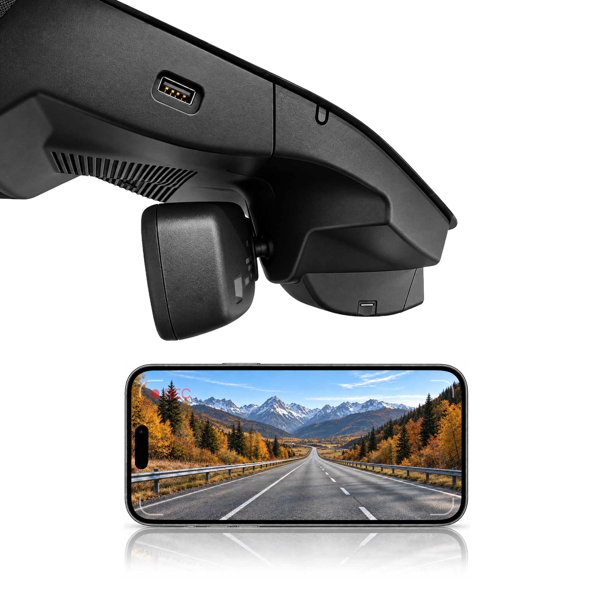 HIDVUE 4K Front Dash Cam for Ford Mondeo Mk5 2021 2022