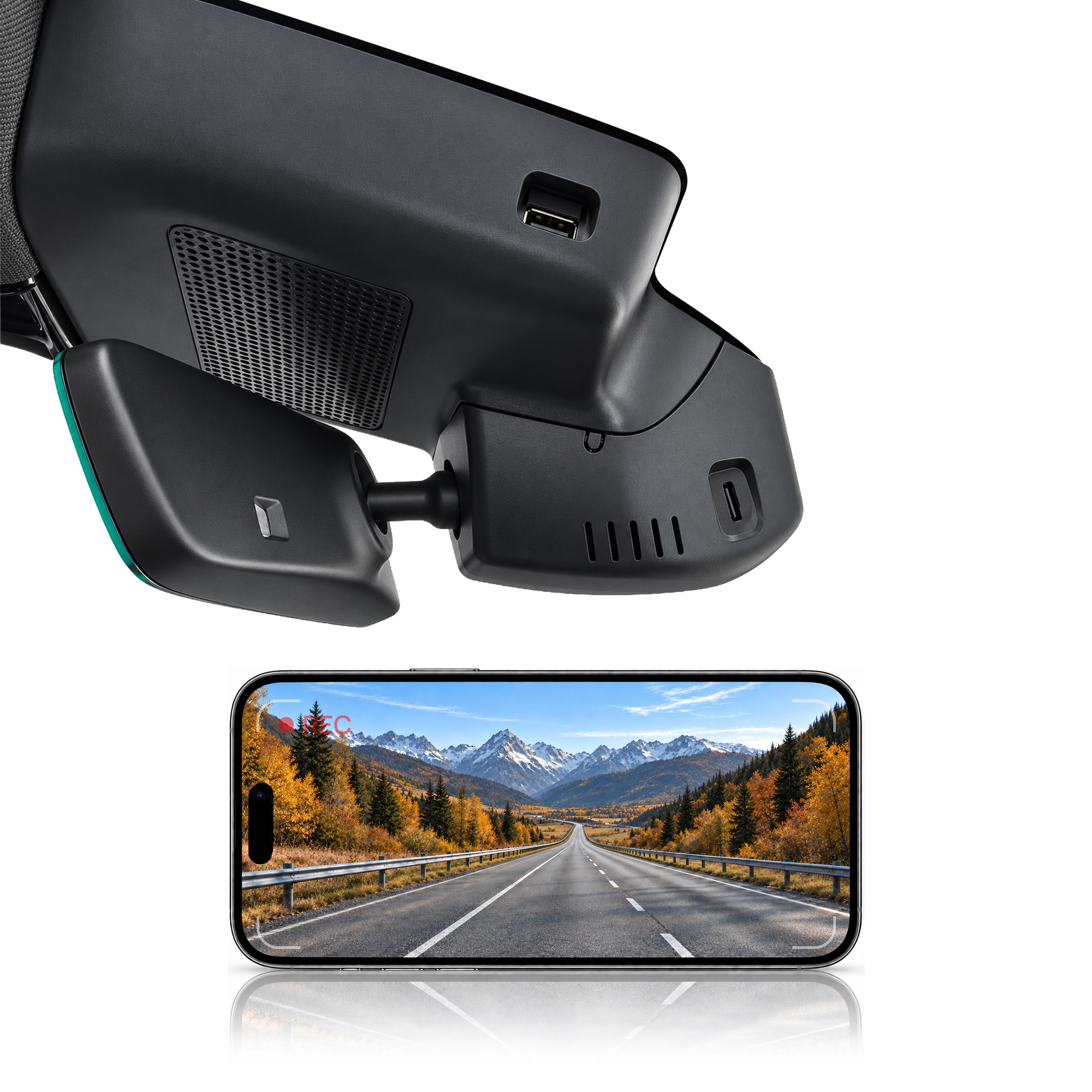 HIDVUE 4K Front Dash Cam for Hongqi H6 2023-2026