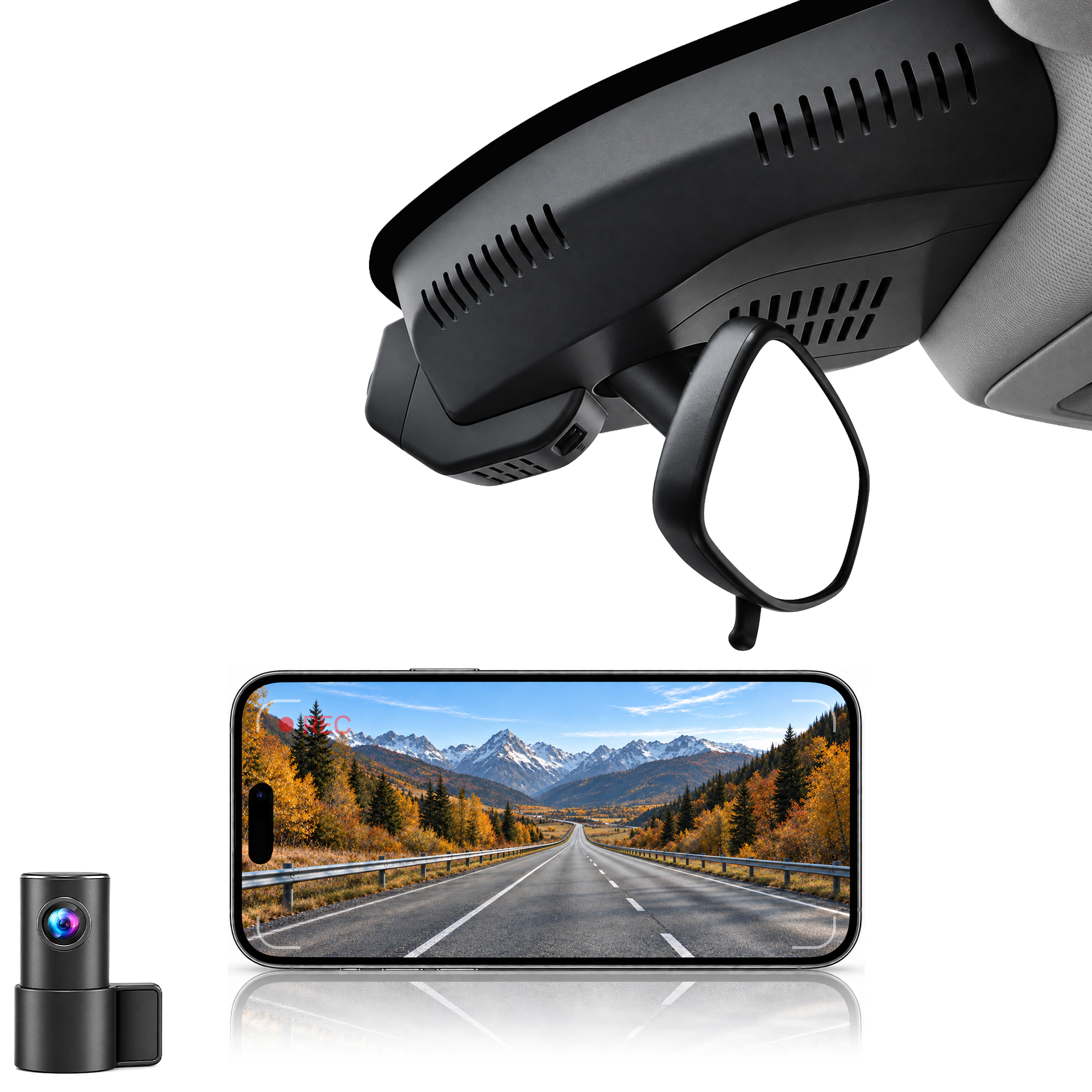 HIDVUE 4K Front + 1080P Rear Dash Cam for Buick Envision 2024-2026