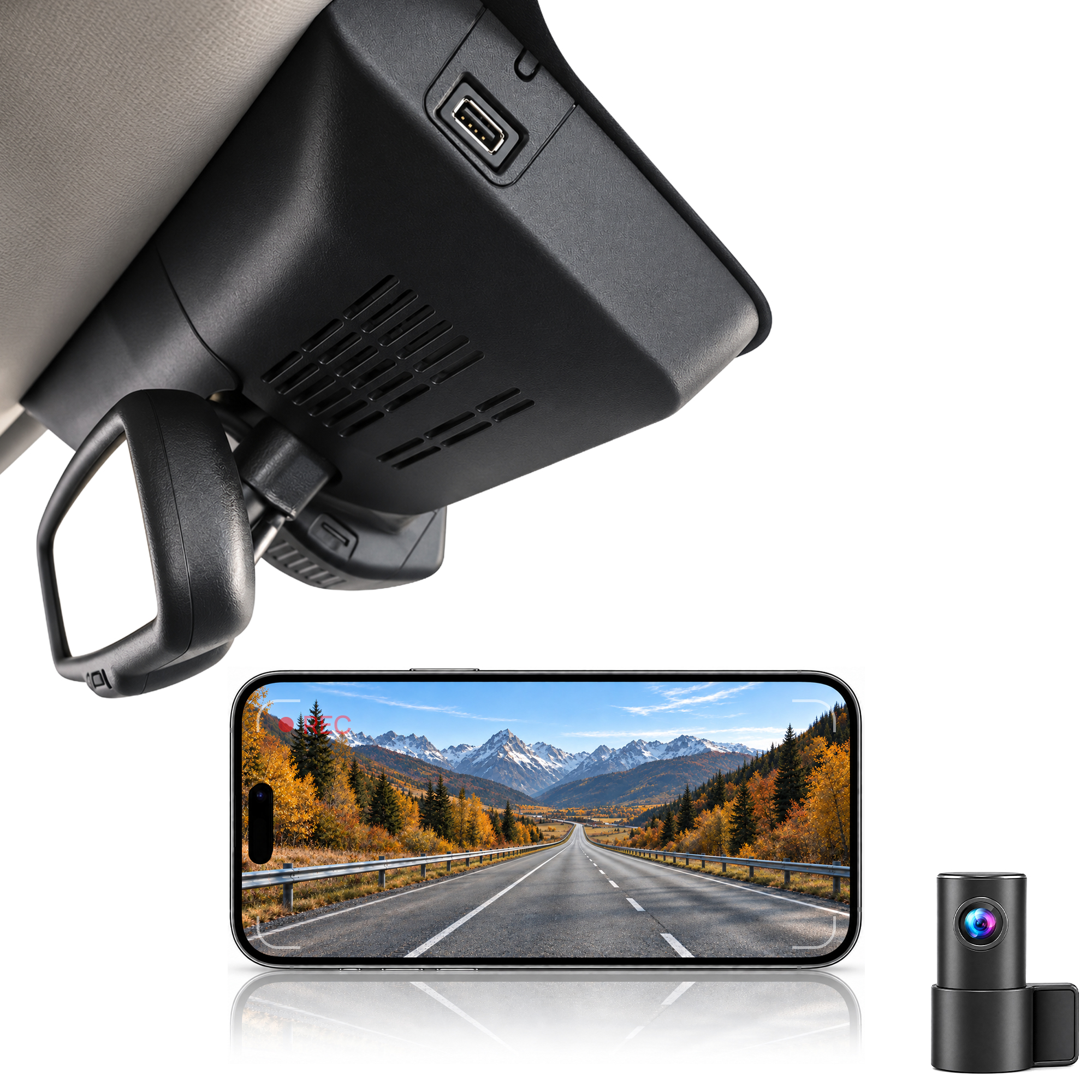 HIDVUE 4K Front + 1080P Rear Dash Cam for Haval Dargo X H7 PHEV 2023-2026
