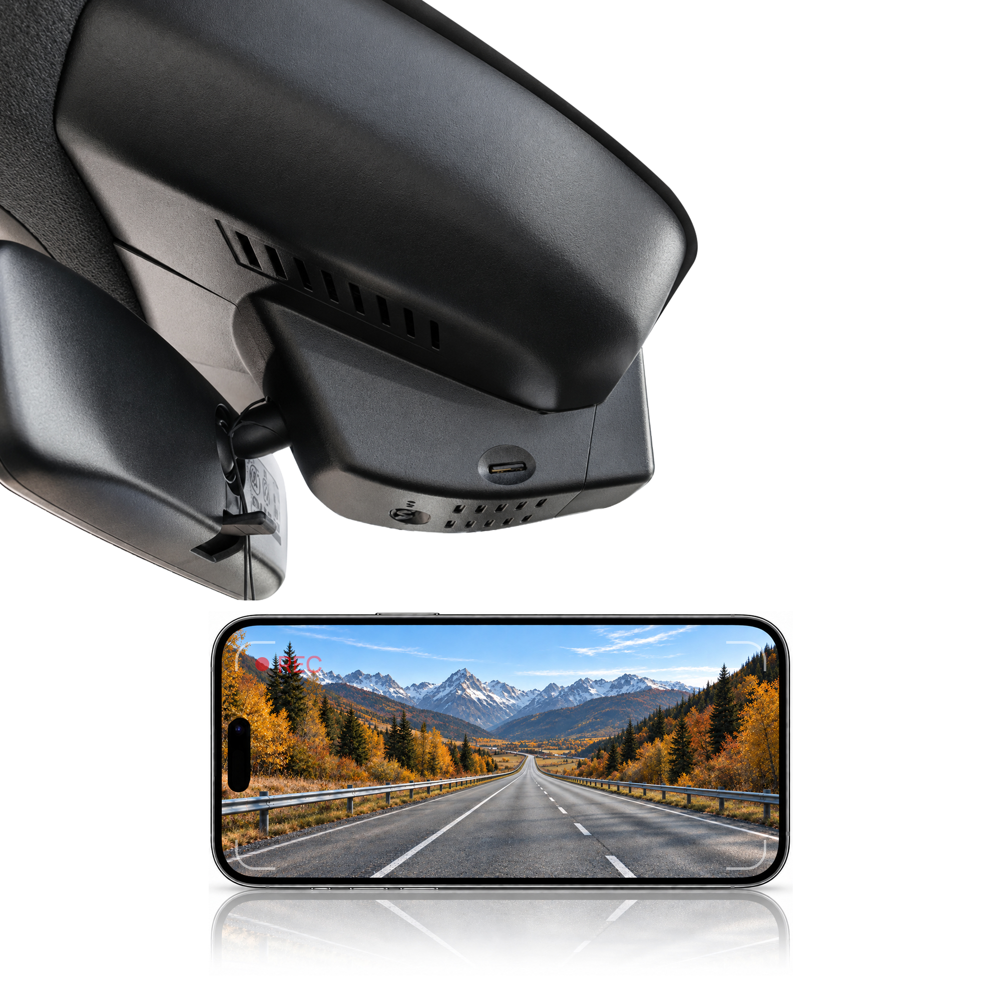 HIDVUE 4K Front Dash Cam for Geely Monjaro 2021-2025