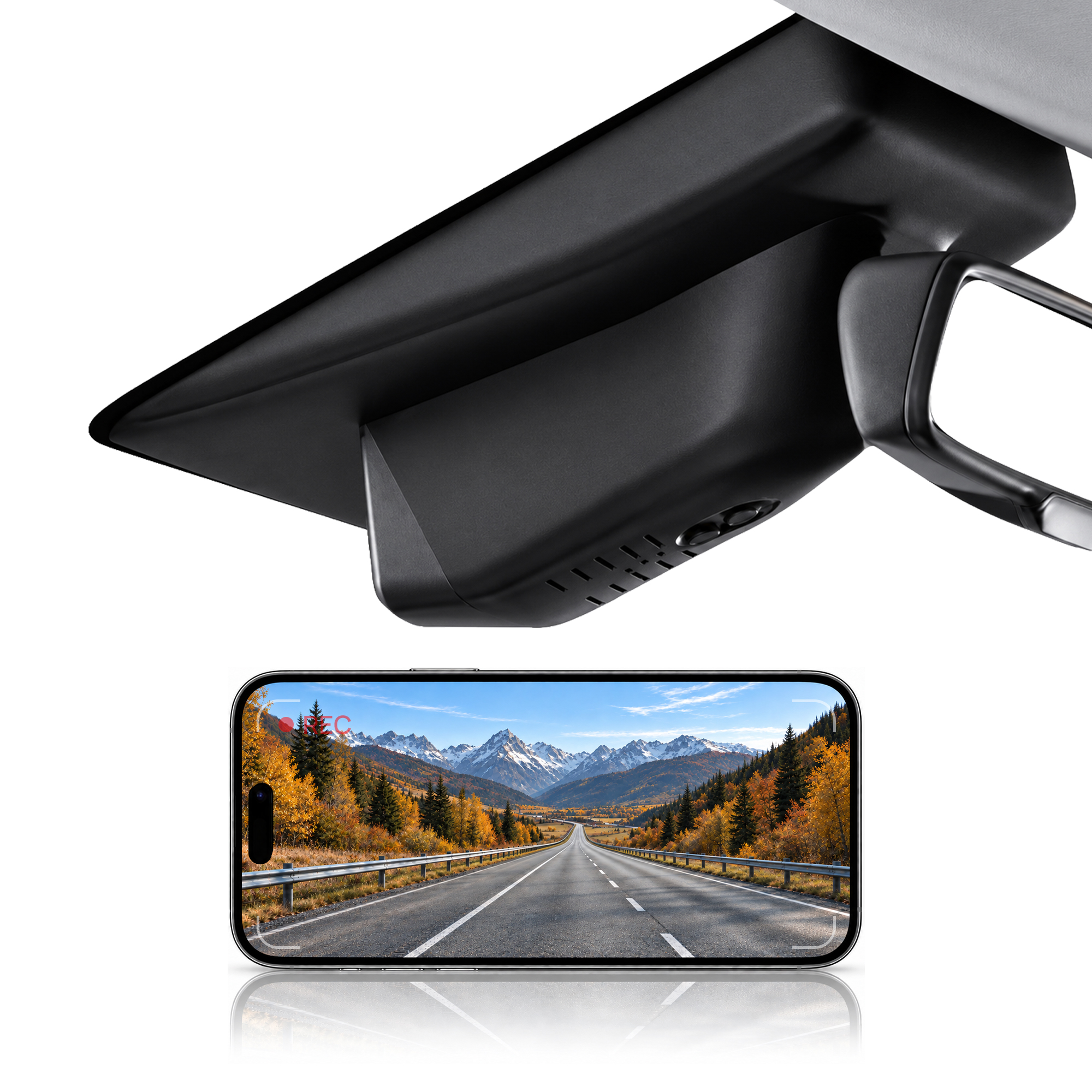 HIDVUE 4K Front Dash Cam for Tesla Model 3 2019–2023