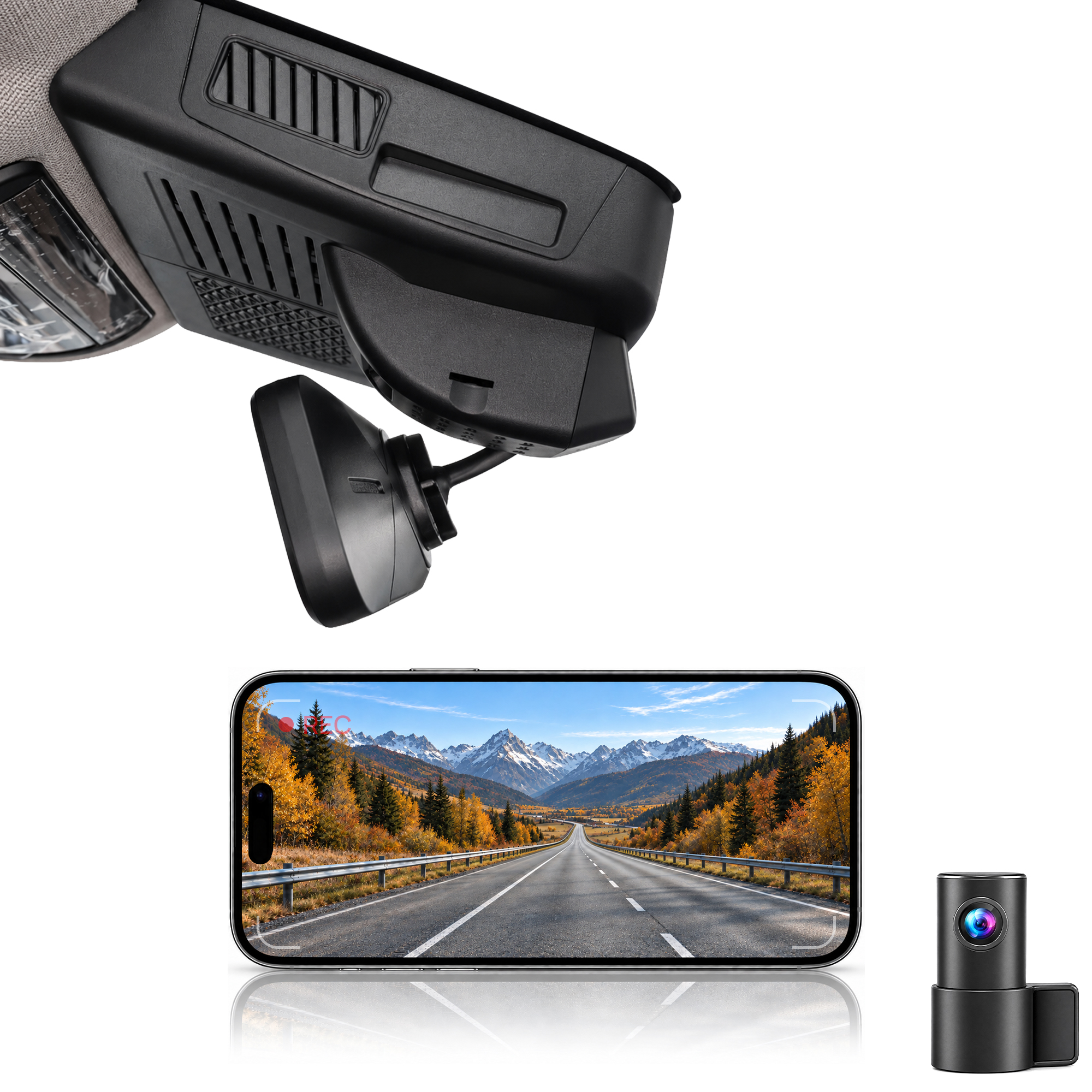 HIDVUE 4K Front + 1080P Rear Dash Cam for JETOUR Shanhai L7 2024-2026