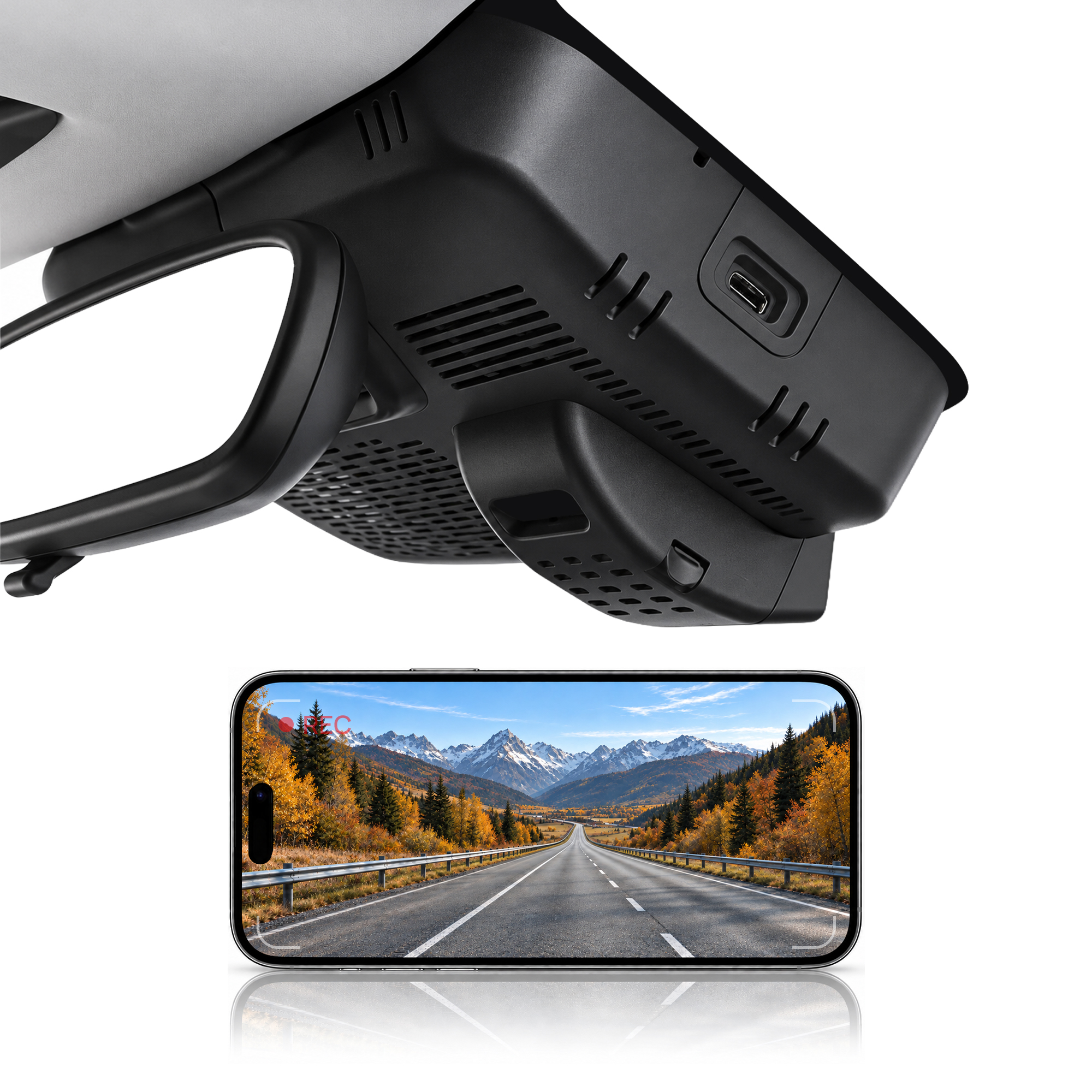 HIDVUE 4K Front Dash Cam for Chery Tiggo 7L 2026