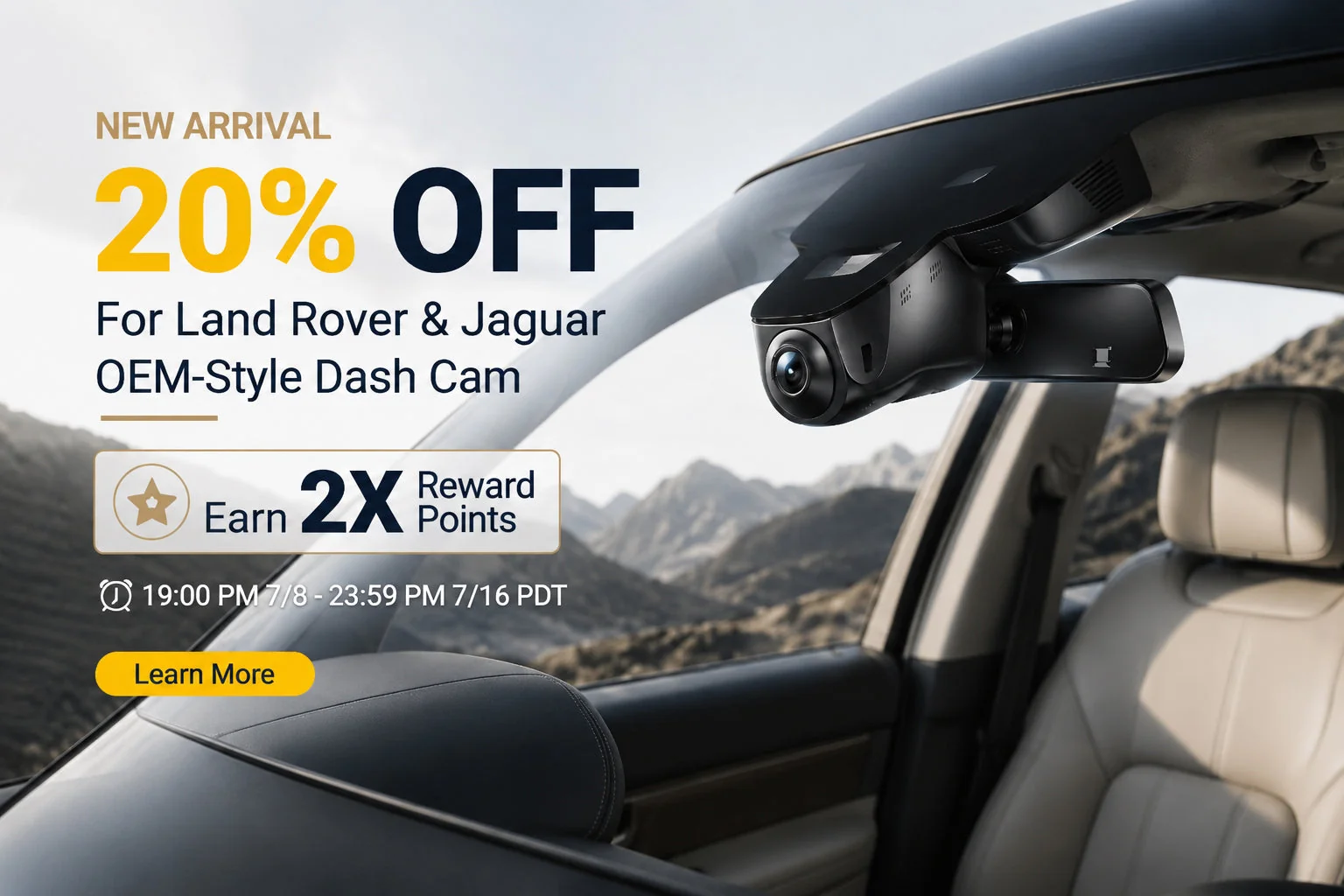 July New Arrivals: OEM-Style Dash Cams for Jaguar & Land Rover Are Here